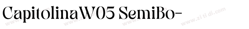 CapitolinaW05 SemiBo字体转换
